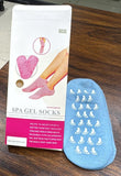 Reusable Silicone Spa Gel Socks Pair