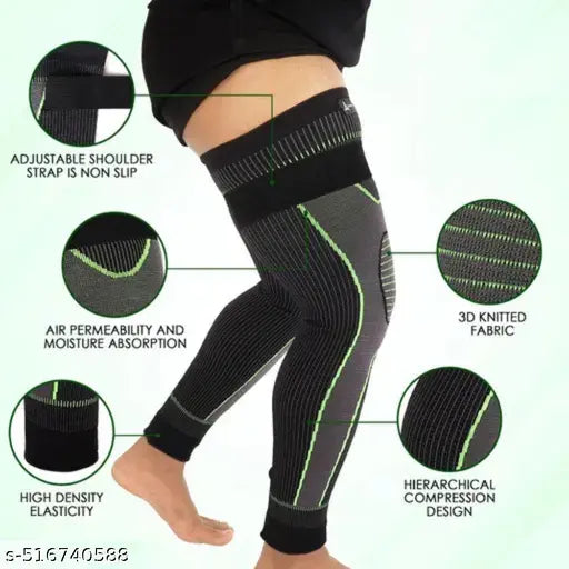 Long Compression Knee Sleeve Pair