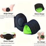 Arch Support Brace Pair with Compression Cushion