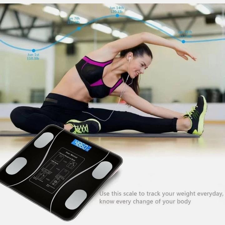 Digital Smart Bluetooth Body Weight & BMI Scale with Body Composition App