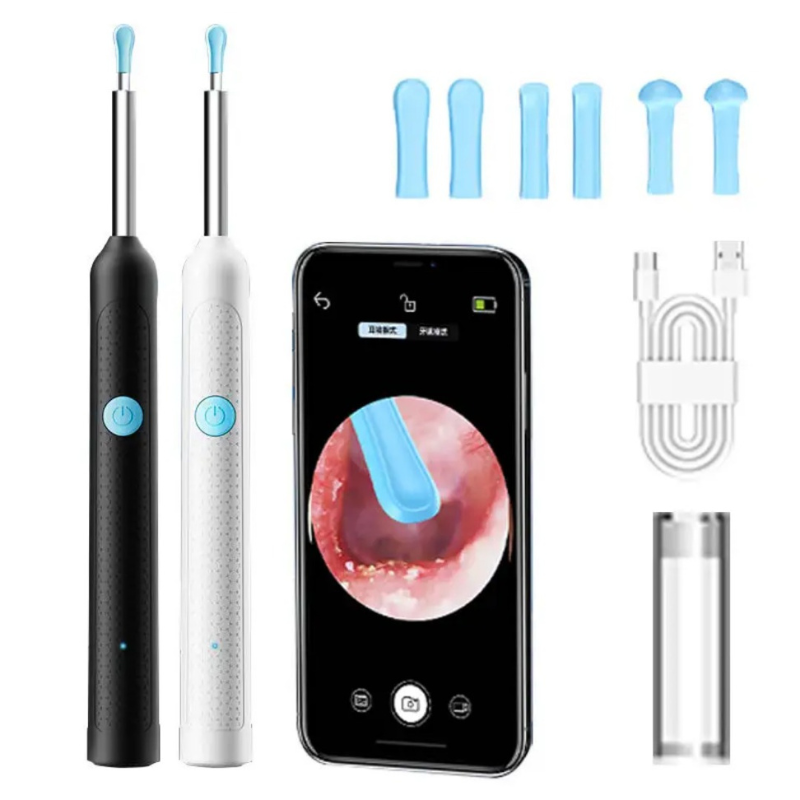 Smart Ear Cleaner with Camera and LED Light, Wireless Ear Cleaning Kit