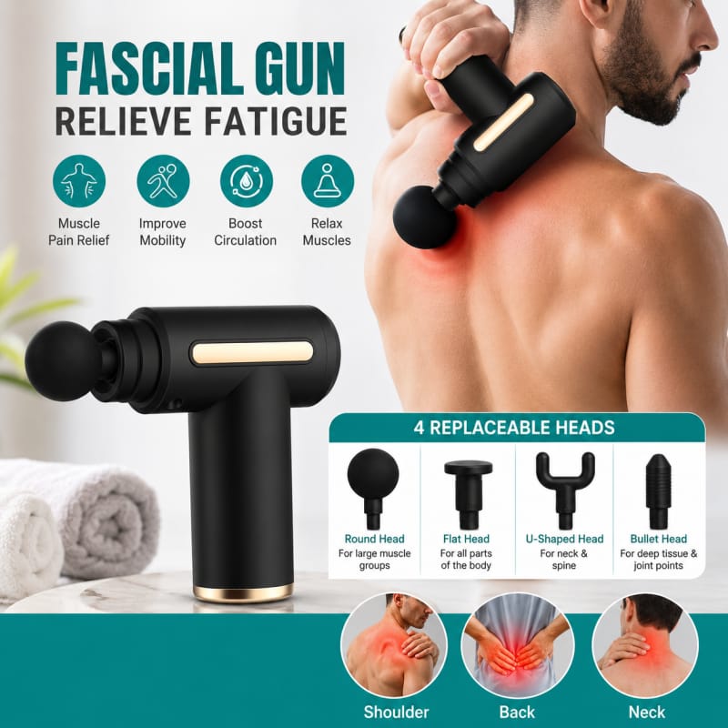5 In 1 Multifunctional Electric Massage Gun